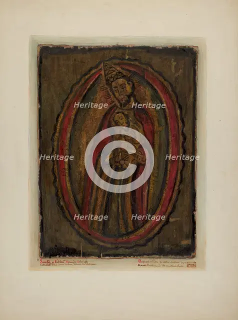 Santo, 1936. Creator: Maude Valle.