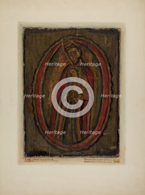 Santo, 1936. Creator: Maude Valle.