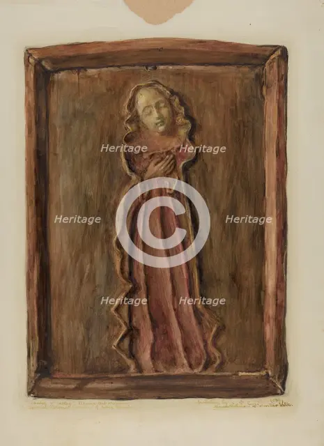 Santo, 1936. Creator: Maude Valle.