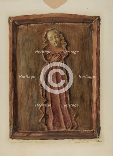 Santo, 1936. Creator: Maude Valle.