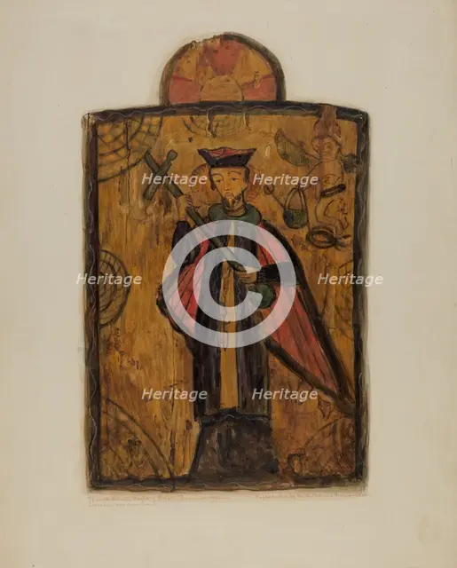 Santo, 1936. Creator: Maude Valle.