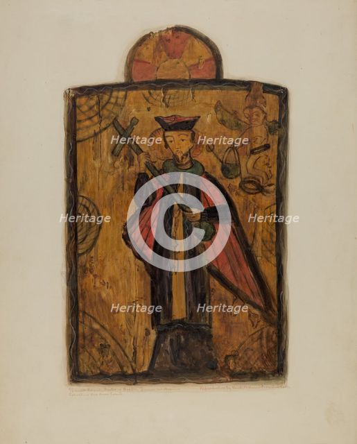 Santo, 1936. Creator: Maude Valle.