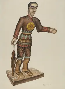 Santo, 1938. Creator: Eldora P. Lorenzini