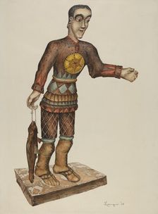 Santo, 1938. Creator: Eldora P. Lorenzini