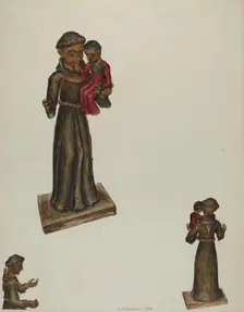 Santo, 1938. Creator: Eldora P. Lorenzini