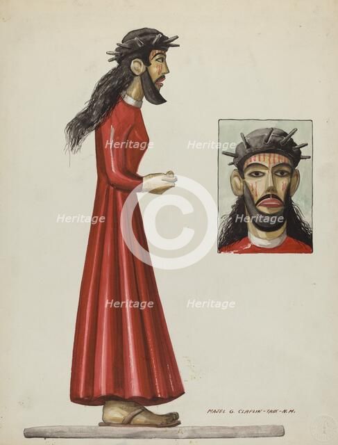 Santo "Christo", c. 1937. Creator: Majel G. Claflin.