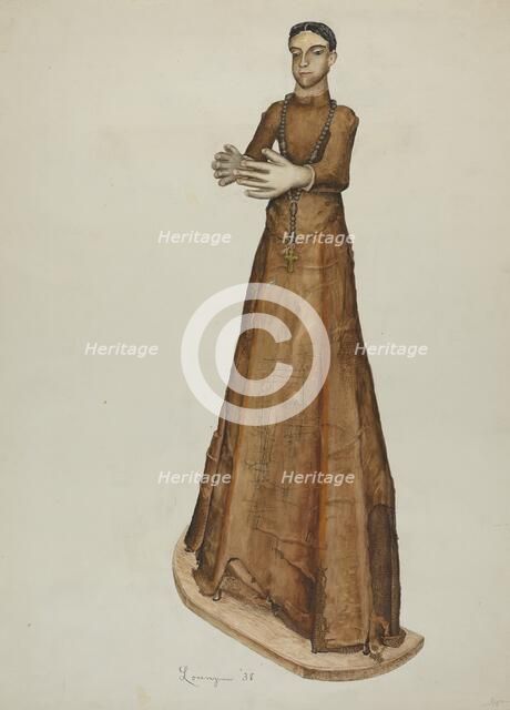 Santo-bulto, 1938. Creator: Eldora P. Lorenzini.