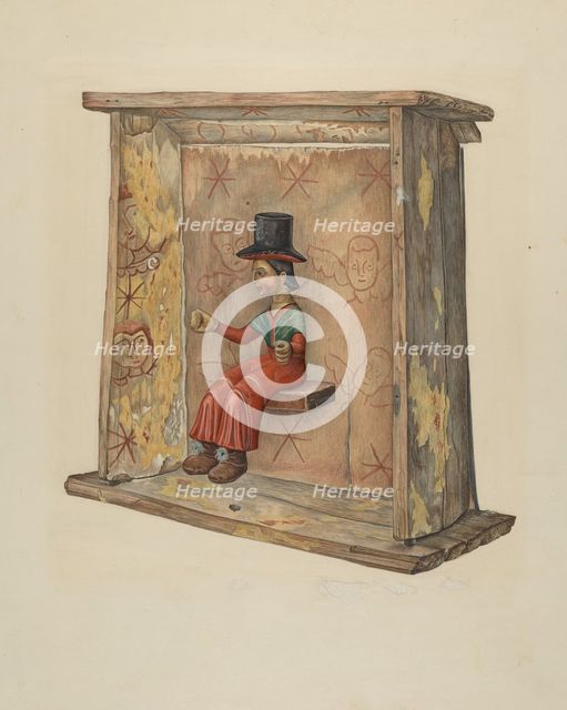 Santo (Bulto), c. 1939. Creator: Polly Duncan.