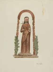 Santo, c. 1941. Creator: Cornelius Christoffels