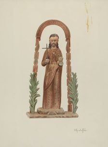 Santo, c. 1941. Creator: Cornelius Christoffels