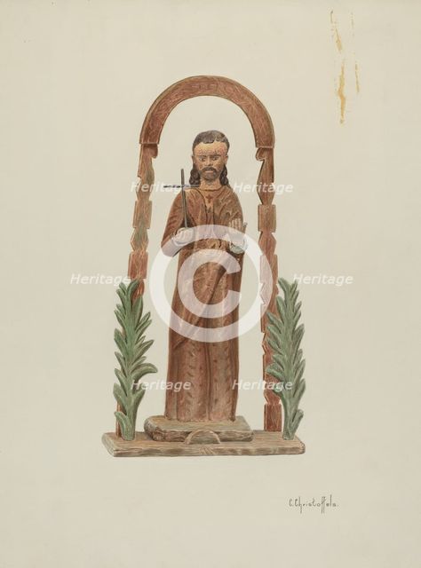 Santo, c. 1941. Creator: Cornelius Christoffels.