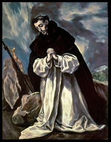 Santo Domingo of Guzmán (1170-1221), founder of the Order of Friars Preachers or Dominicans