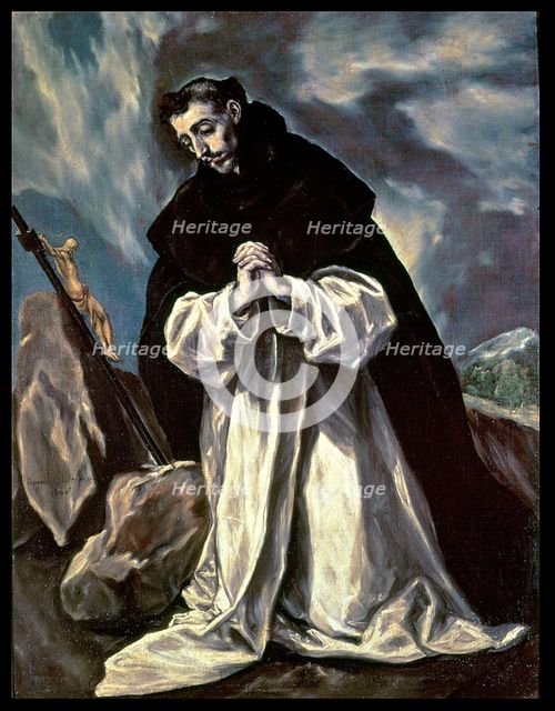 Santo Domingo of Guzmán (1170-1221), founder of the Order of Friars Preachers or Dominicans.
