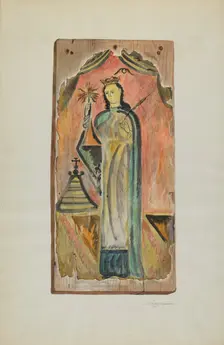 Santo (Nuestra-Sonora di la Luze), 1939. Creator: Carl O'Bergh