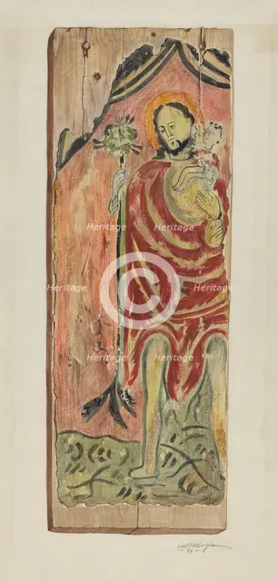 Santo (St. Joseph), 1939. Creator: Carl O'Bergh.