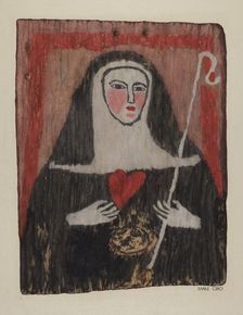 Santo Retablo, c. 1939. Creator: Emile Cero