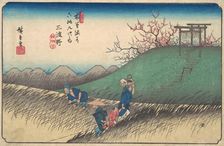 Santono Station, ca. 1835., ca. 1835. Creator: Ando Hiroshige
