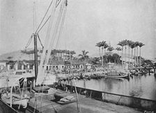 Santos (Porto das Canoas) 1895. Artist: Paulo Kowalsky