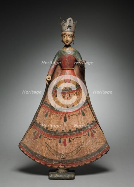 Santos: Virgin Crowned, 1800s. Creator: Unknown.