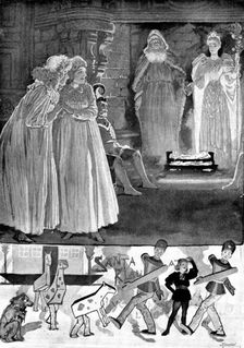 "Santa Claus" at the Lyceum Theatre, 1895. Creator: George Meisenbach