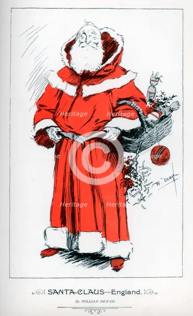 'Santa Claus - England', 1895. Artist: William Dewar