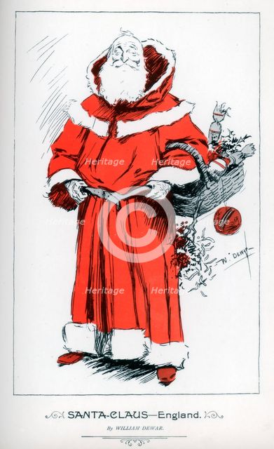 'Santa Claus - England', 1895. Artist: William Dewar