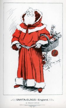 Santa Claus - England 1895. Artist: William Dewar