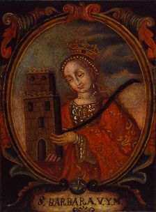 Santa Barbara, ca. 1680-1690. Creator: Unknown