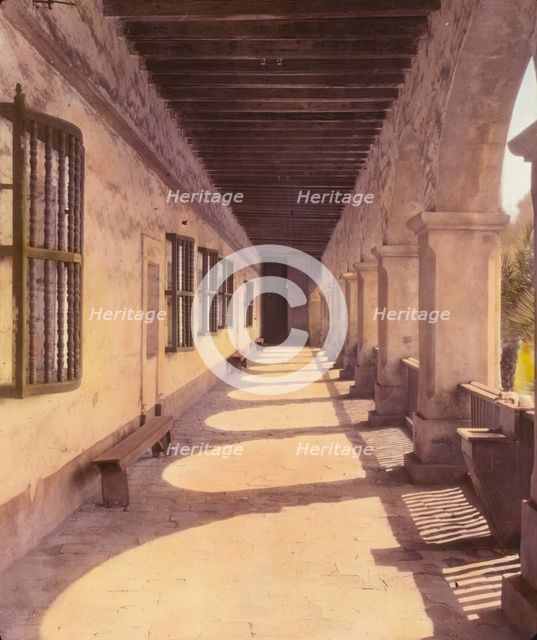 Santa Barbara Mission, 2201 Laguna Street, Santa Barbara, California, 1917. Creator: Frances Benjamin Johnston.