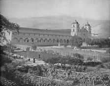 Santa Barbara Mission, California c1897. Creator: Unknown