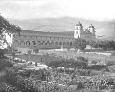 Santa Barbara Mission, California, USA, c1900. Creator: Unknown