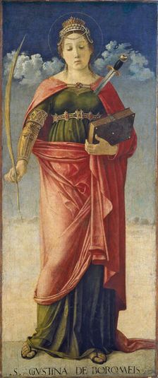 Santa Giustina de Borromeis, ca 1475. Creator: Bellini, Giovanni (1430-1516)