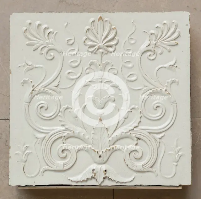 Santa Fe Building: Terracotta Block with Foliate Design, 1904. Creator: Daniel Burnham.