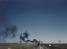 Santa Fe R.R. near Melrose, New Mexico, 1943. Creator: Jack Delano