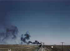 Santa Fe R.R. near Melrose, New Mexico, 1943. Creator: Jack Delano