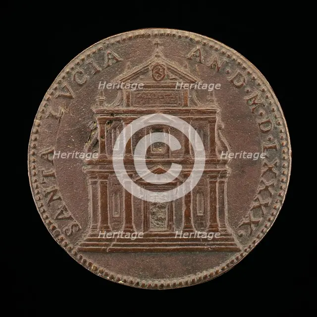 Santa Lucia at Grottamare [reverse], 1590. Creator: Domenico Poggini.