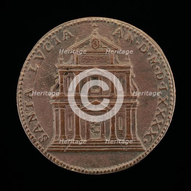 Santa Lucia at Grottamare [reverse], 1590. Creator: Domenico Poggini.