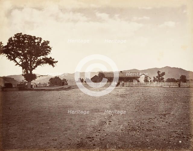 Santa Margarita Ranch, 1876, printed ca. 1876. Creator: Carleton Emmons Watkins.