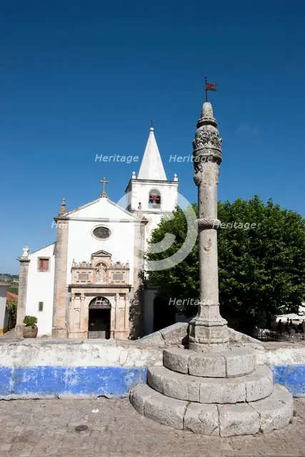 Santa Maria Church, Obidos, Portugal, 2009. Creator: Samuel Magal.