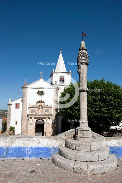 Santa Maria Church, Obidos, Portugal, 2009. Creator: Samuel Magal.