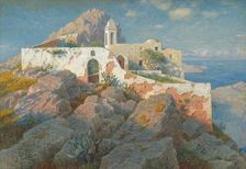 Santa Maria a Cetrella, Anacapri, c. 1892. Creator: William Stanley Haseltine