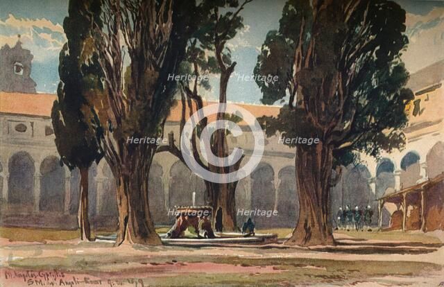 'Santa Maria Degli Angeli, Rome', c1870. Artist: Alfred Waterhouse.