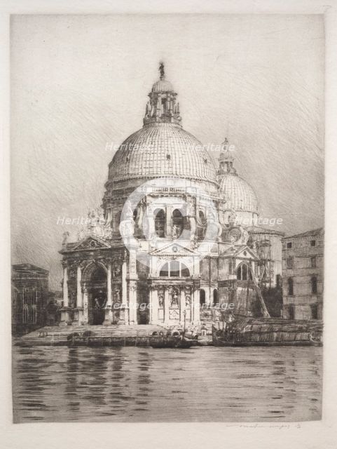 Santa Maria Della Salute #1, 1910. Creator: Mortimer Menpes (British, 1860-1938).
