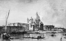 Santa Maria della Salute, mid- to late 1760s. Creator: Francesco Guardi