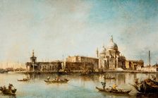 Santa Maria della Salute and the Dogana, Venice, 1760-1790. Creator: Francesco Guardi