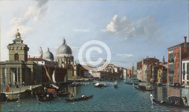 Santa Maria della Salute and Canal Grande, Venice, 1720-1760. Creator: Canaletto.