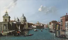 Santa Maria della Salute and Canal Grande, Venice, 1720-1760. Creator: Canaletto