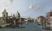 Santa Maria della Salute and Canal Grande, Venice, 1720-1760. Creator: Canaletto
