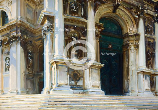 Santa Maria della Salute in Venice, 1909. Creator: Sargent, John Singer (1856-1925).