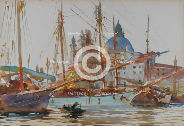 Santa Maria della Salute in Venice, ca 1904-1906. Creator: Sargent, John Singer (1856-1925).